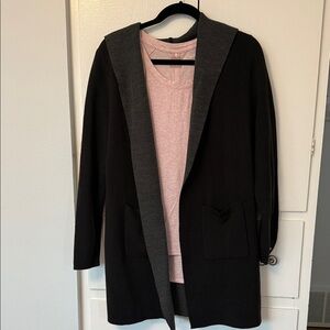 NWT Calia Black and Gray Cardigan. Sz Medium